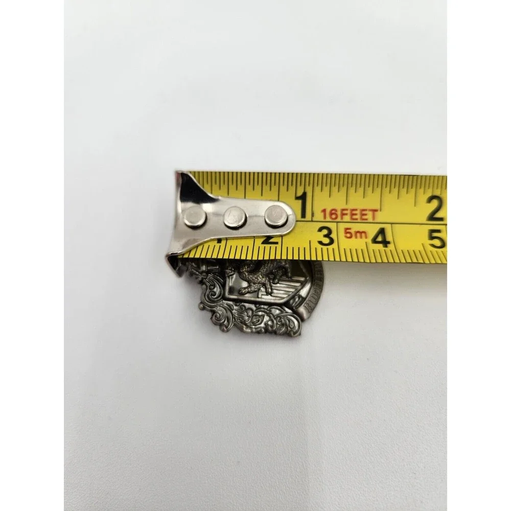 Harry Potter Wizarding World Hufflepuff‎ Crest Pin silver color Brooch Pin